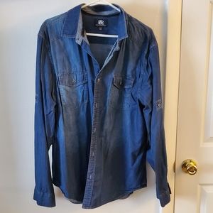 Deniem button up